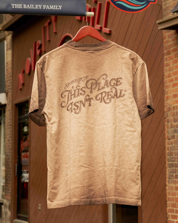 Premium Oversized Brown Tee Vintage Wash