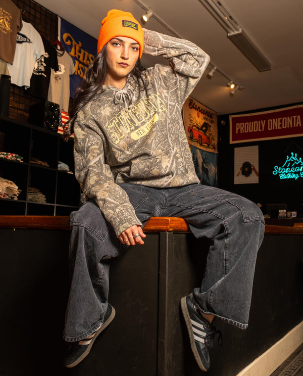 Heavyweight Faded Camo Hoodie