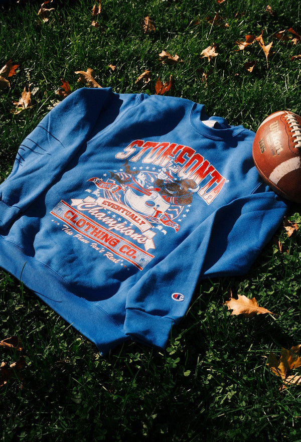 Champion Eventually Champions Crewneck Royal