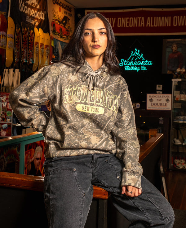 Heavyweight Faded Camo Hoodie