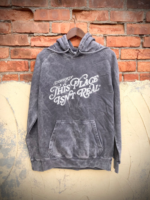 Heavyweight Vintage Washed TPIR Hoodie Acid Grey