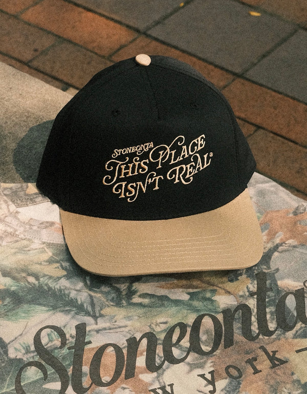 Structured Baseball Hat TPIR Black/Tan