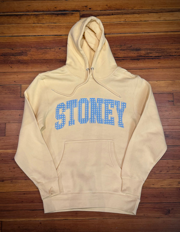 Checkered Arch Hoodie Off White