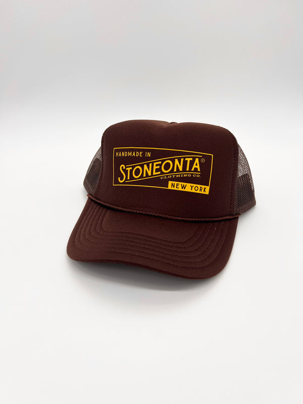 Rectangle Foam trucker Brown