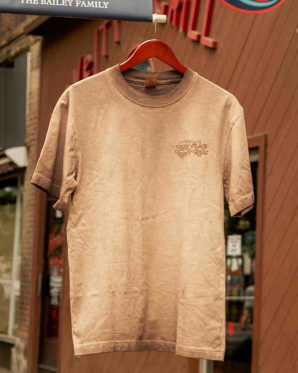 Premium Oversized Brown Tee Vintage Wash