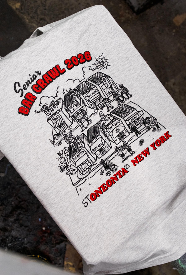 PRE-ORDER Senior Bar Crawl ‘26 tee