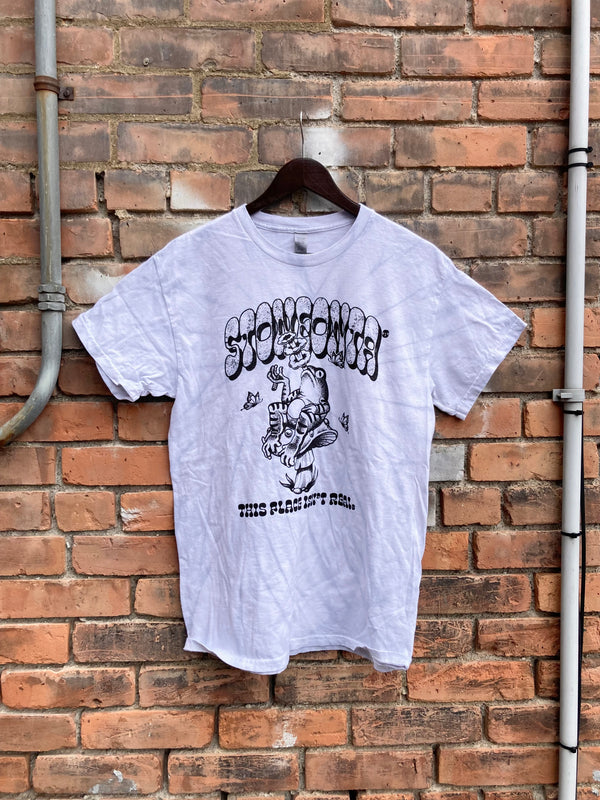Frog Tie Dye Light Grey Tee