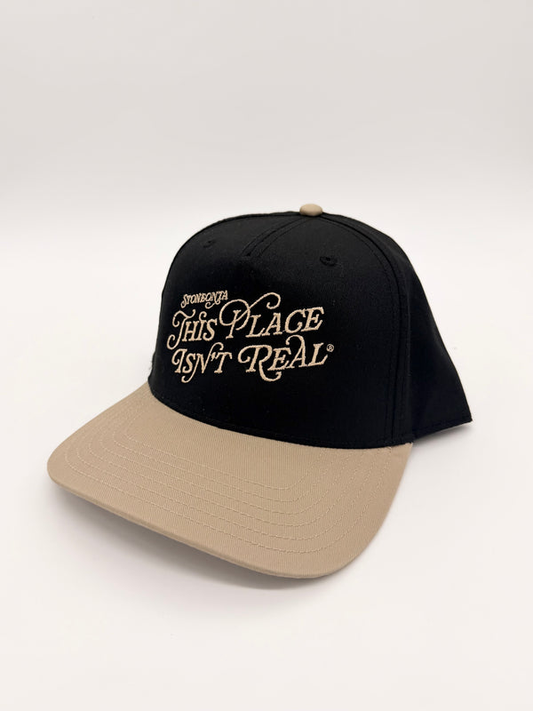 Structured Baseball Hat TPIR Black/Tan