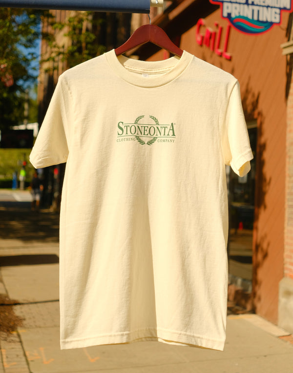 Oval Mountain Tee Light tan