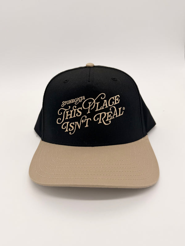 Structured Baseball Hat TPIR Black/Tan