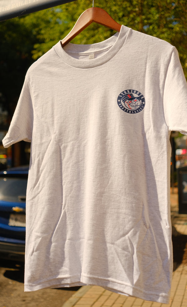 Baseball Tee Ash Grey