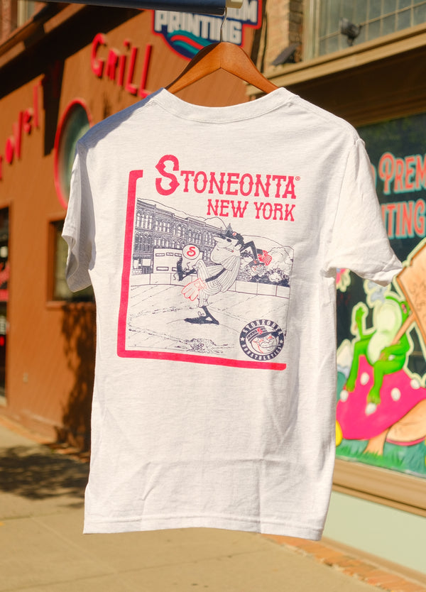 Baseball Tee Ash Grey