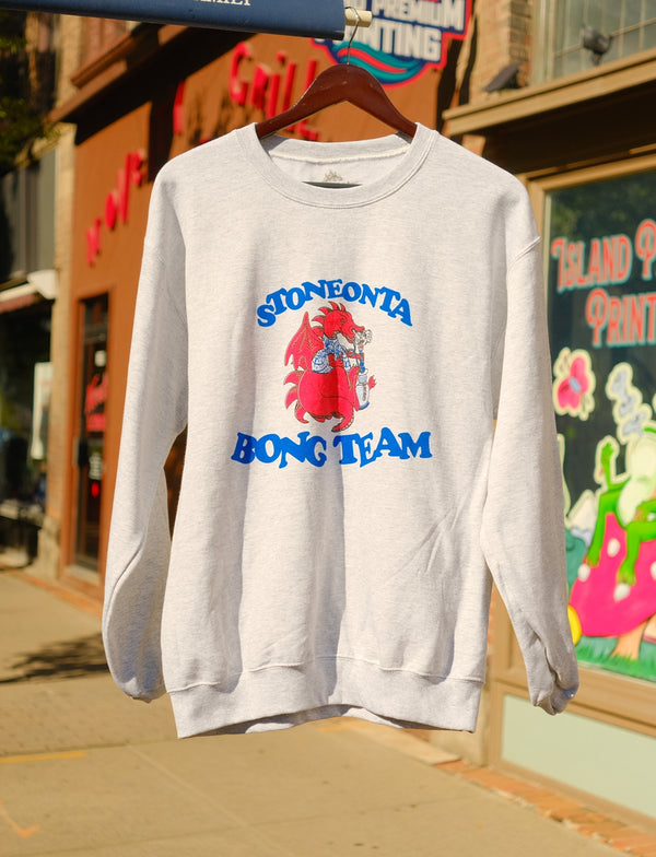 Bong Team Crewneck Ash Grey