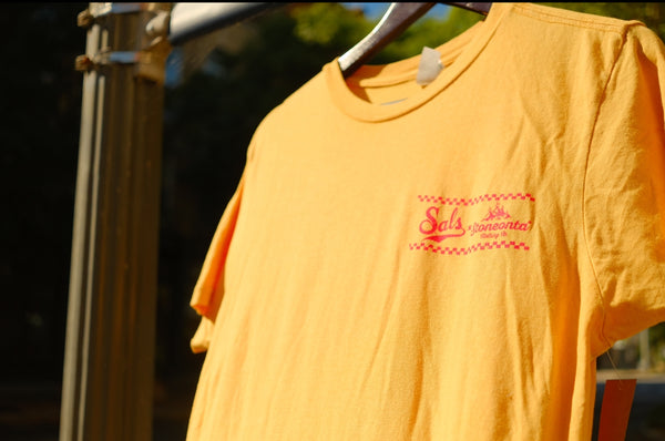 Sal's Pizza Collab Tee Garment Dyed Yellow