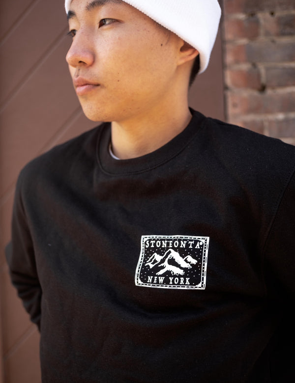 Flash Tattoo Crewneck Black